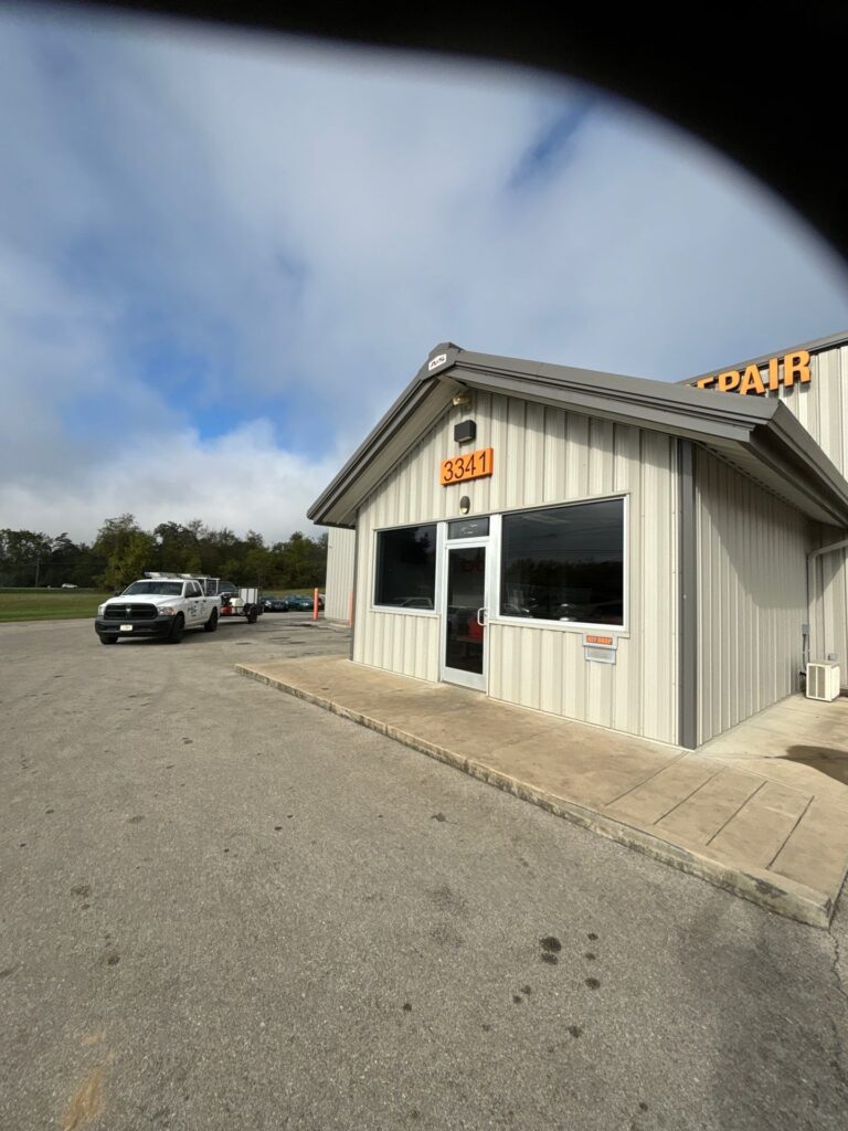 the service being done is cleaning the exterior surfaces of a commercial building including the windows and surrounding pavement